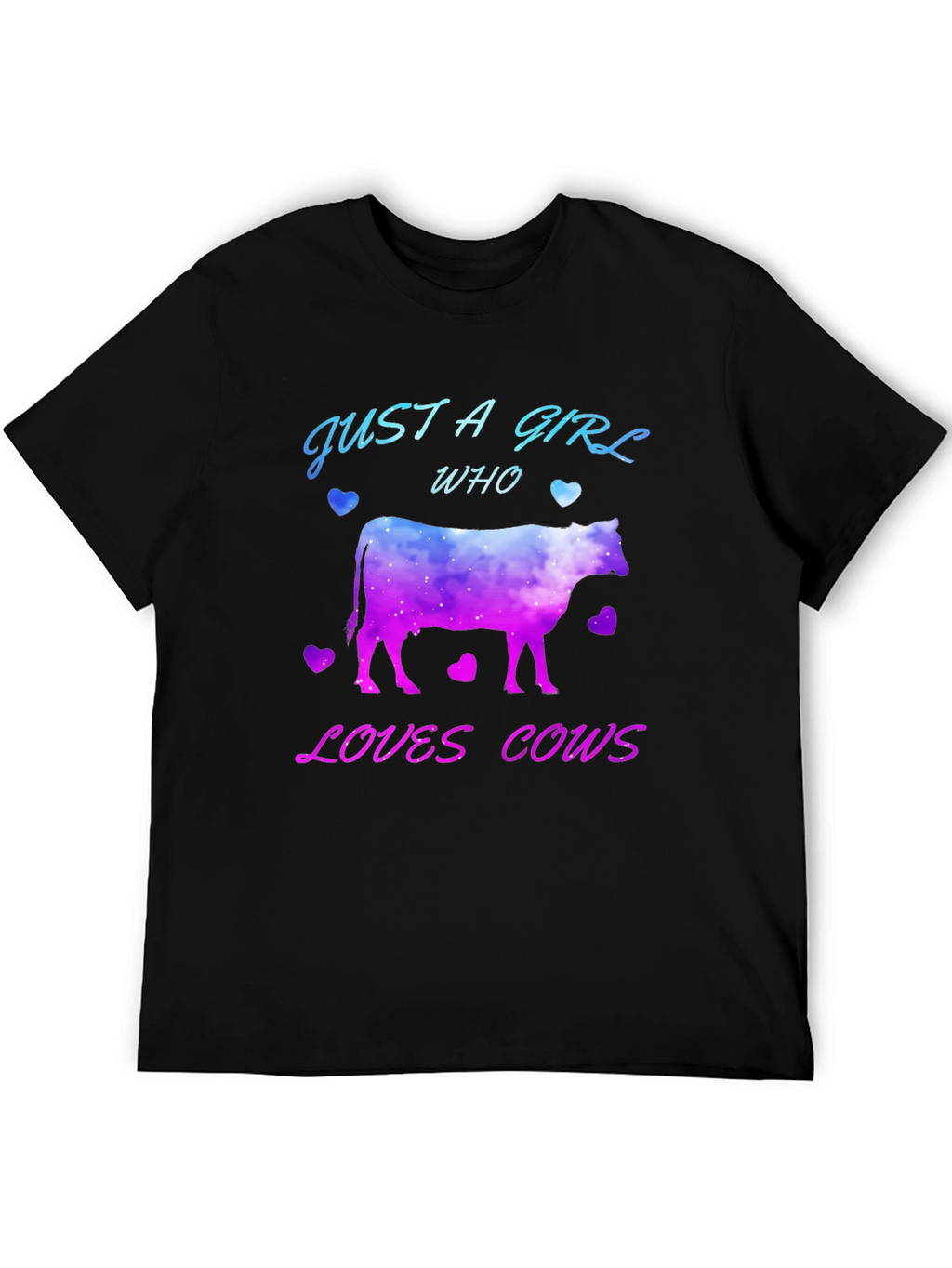 Just A Girl Who Loves Cows T-Shirt