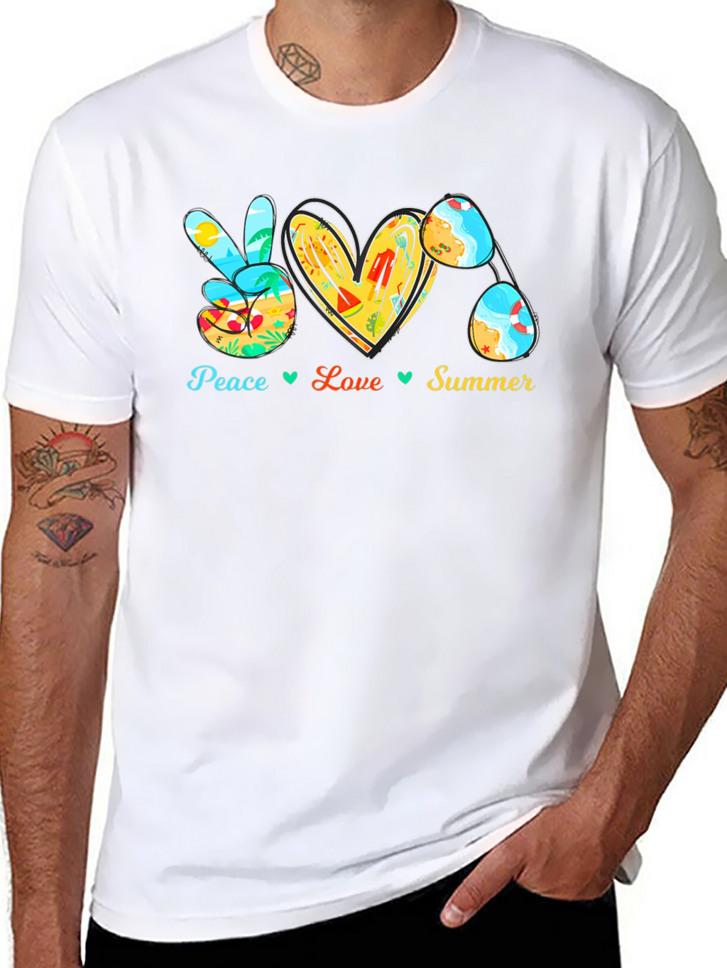 Peace Love Summer Graphic Tee