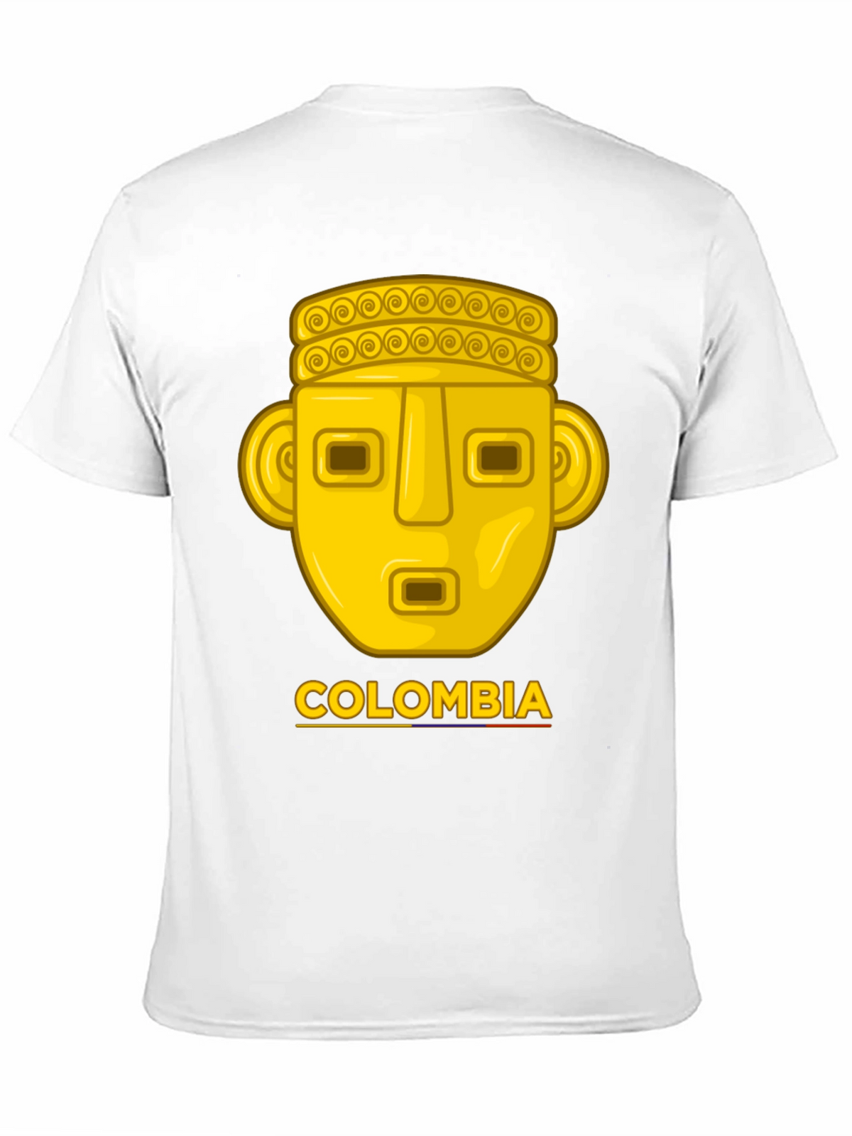 Colombia Gold Mask T-Shirt - Mens Black Tee