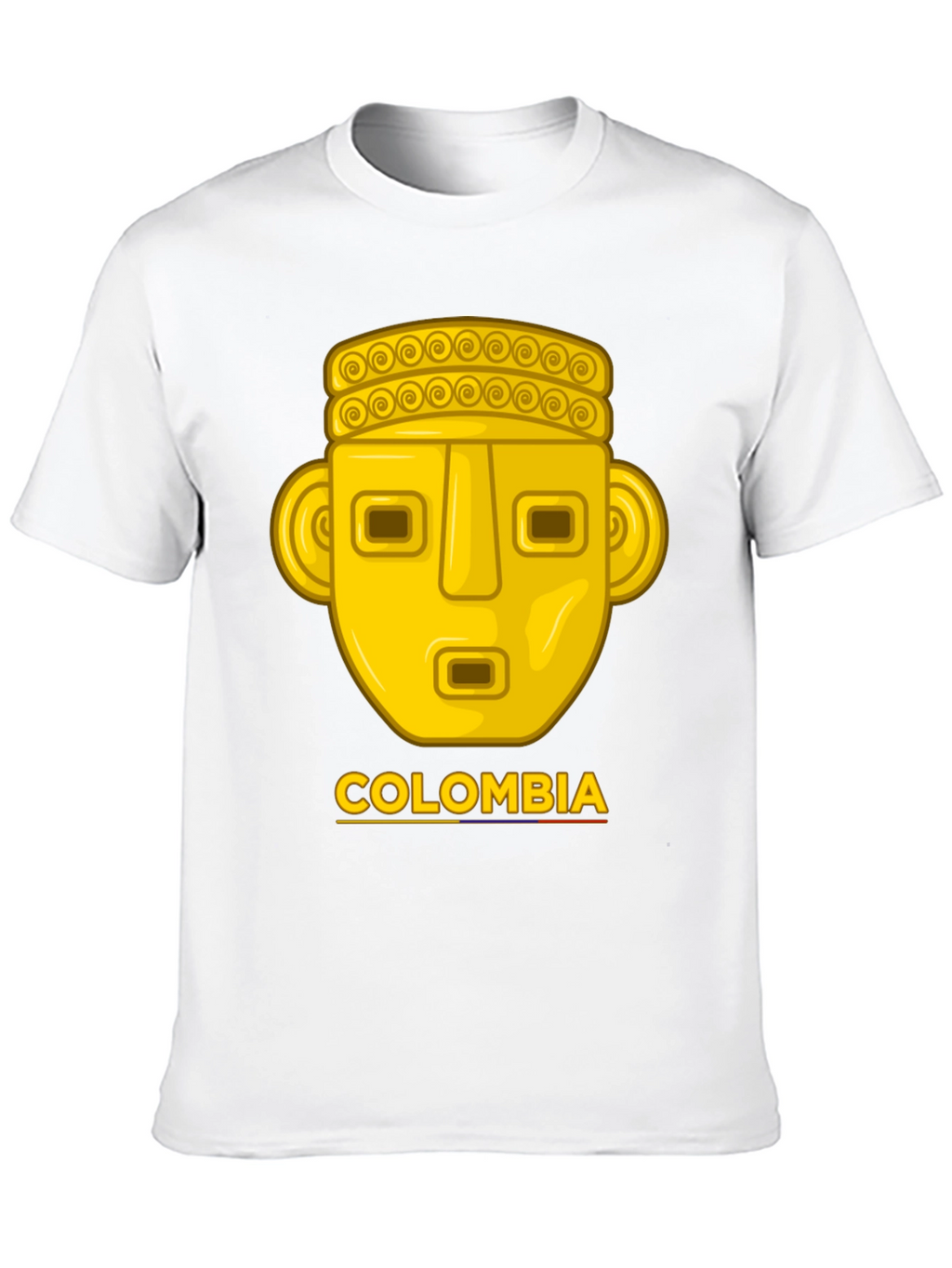 Colombia Gold Mask T-Shirt - Mens Black Tee