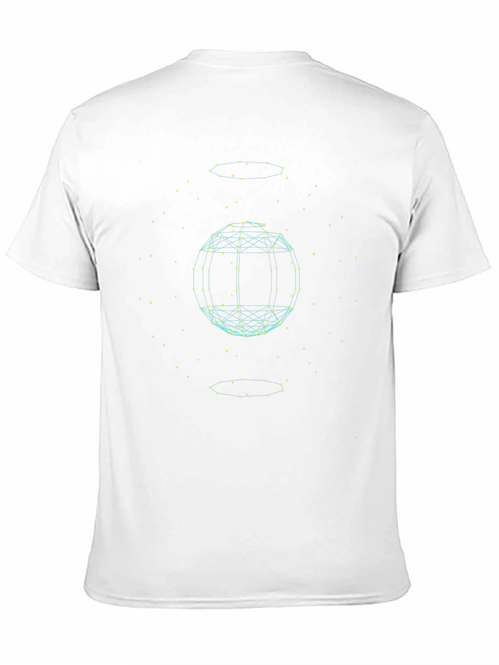 Geometric Sphere Graphic Tee - Modern Style