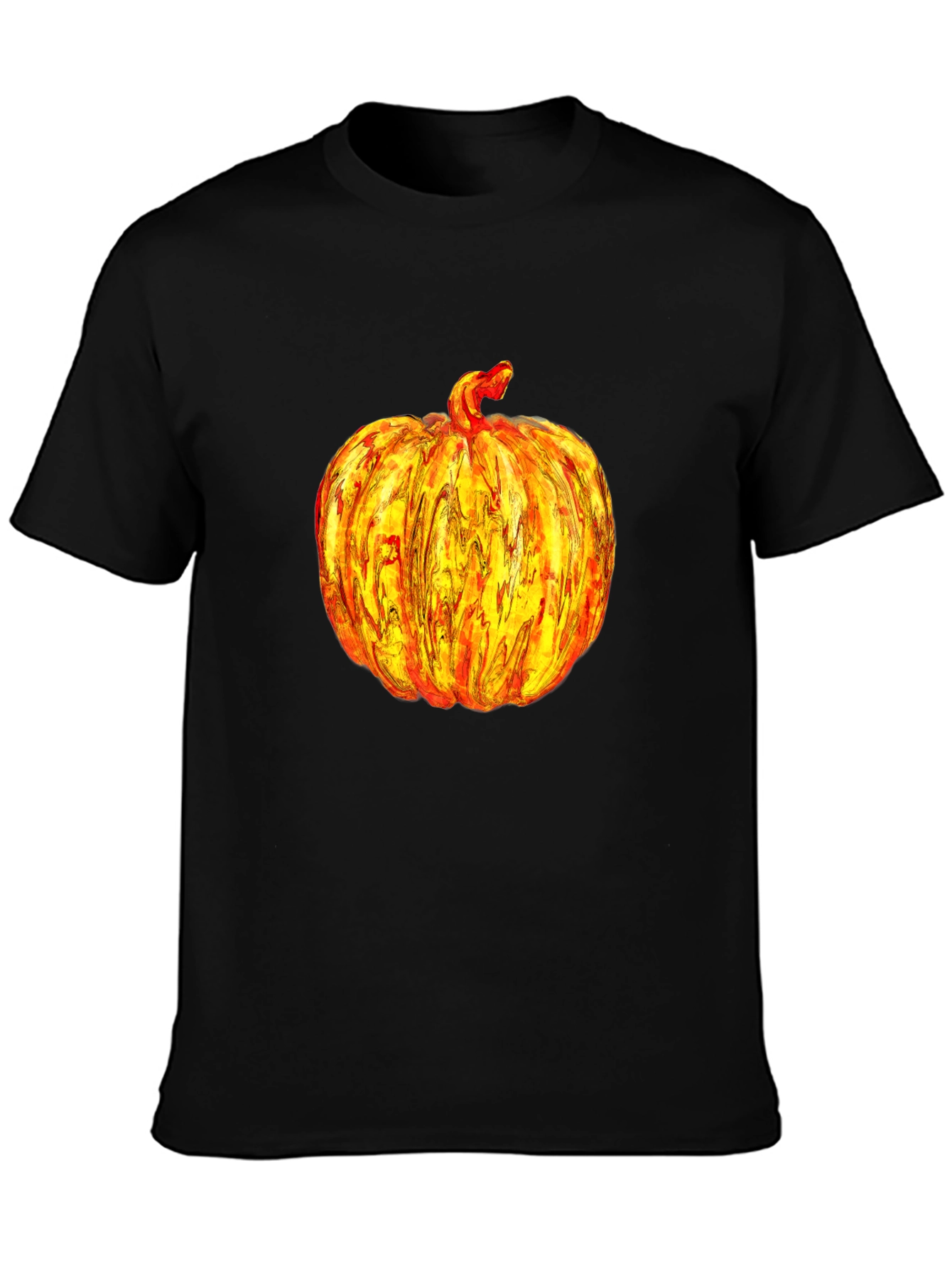 Pumpkin Graphic Print Tee Shirt