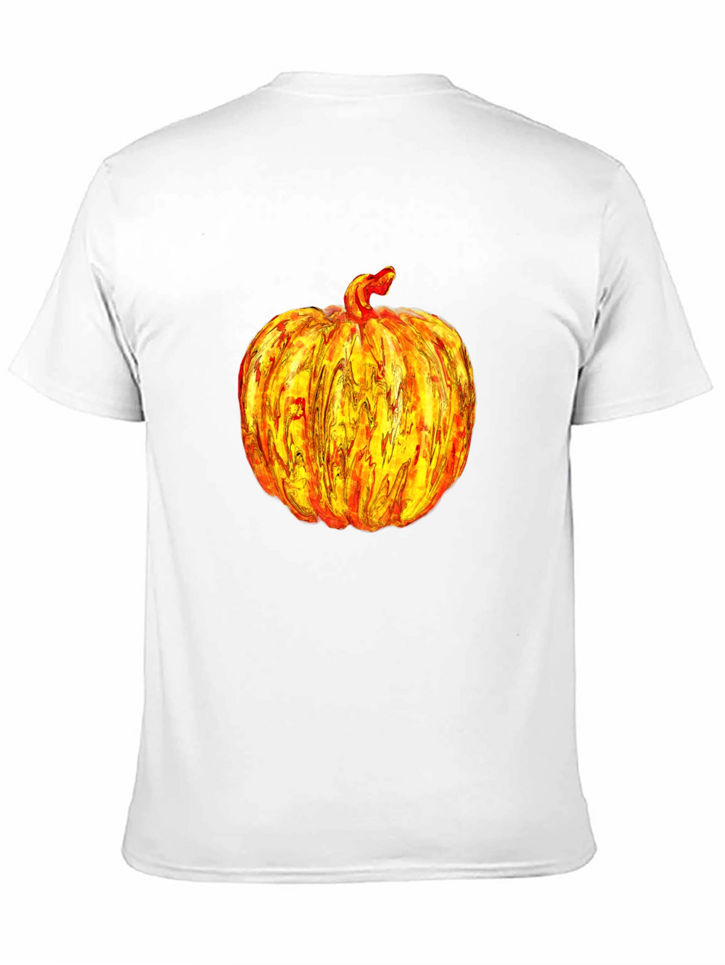Pumpkin Graphic Print Tee Shirt