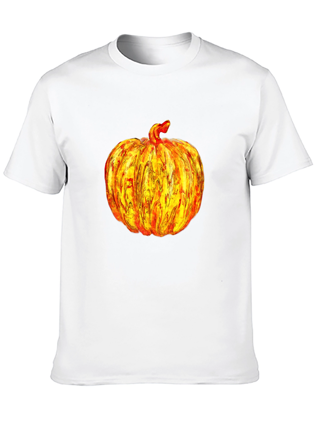 Pumpkin Graphic Print Tee Shirt