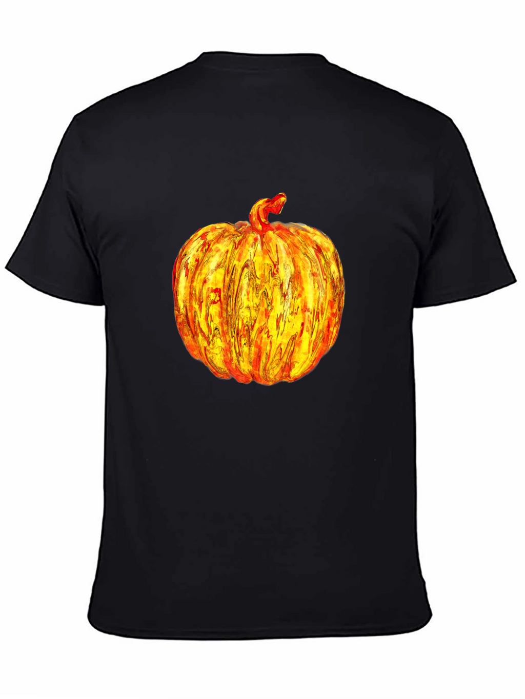 Pumpkin Graphic Print Tee Shirt
