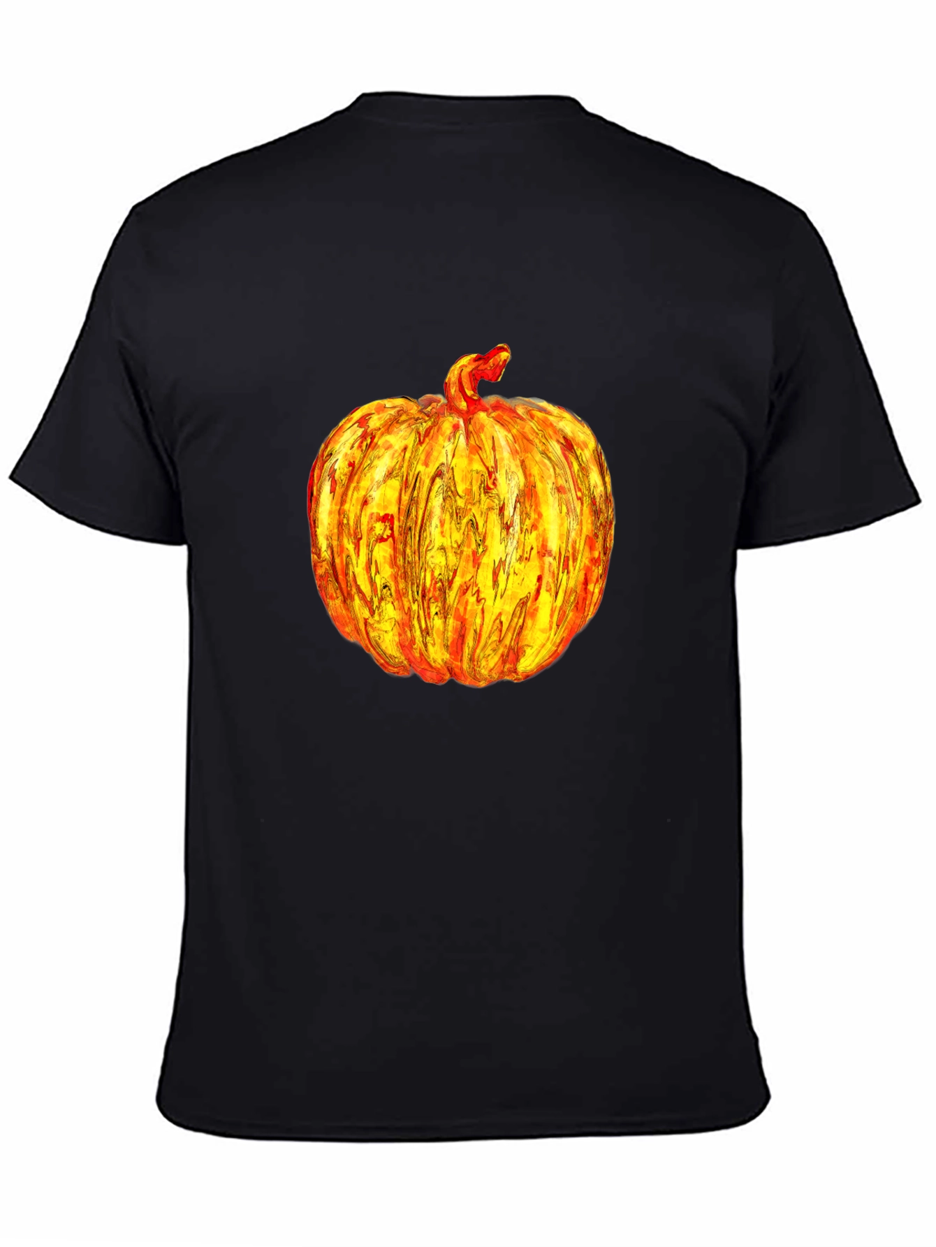 Pumpkin Graphic Print Tee Shirt