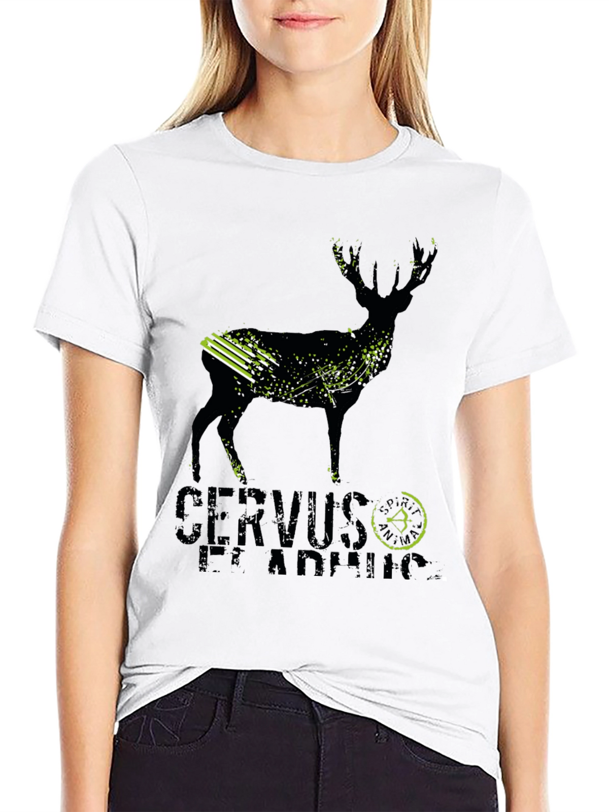 Deer Hunting T-Shirt - Cervus Elaphus Archery Design