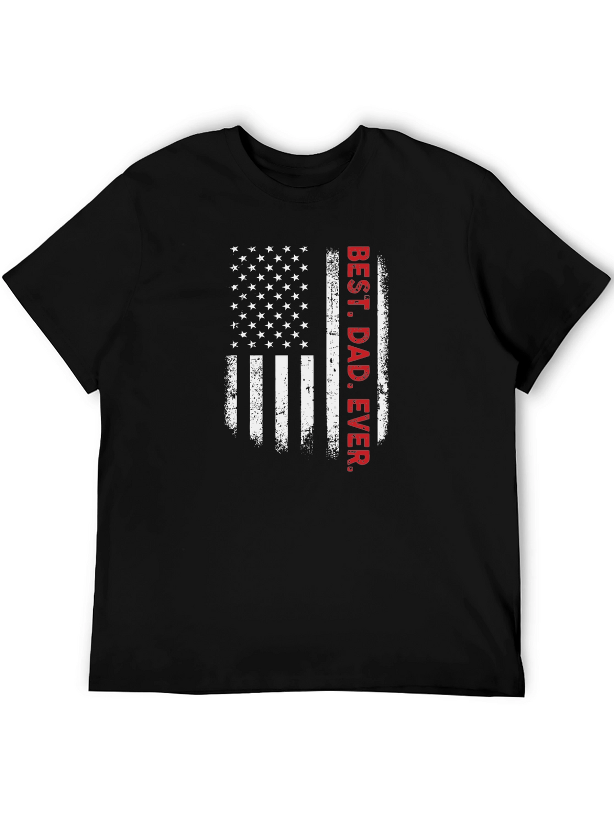 Best Dad Ever American Flag T-Shirt