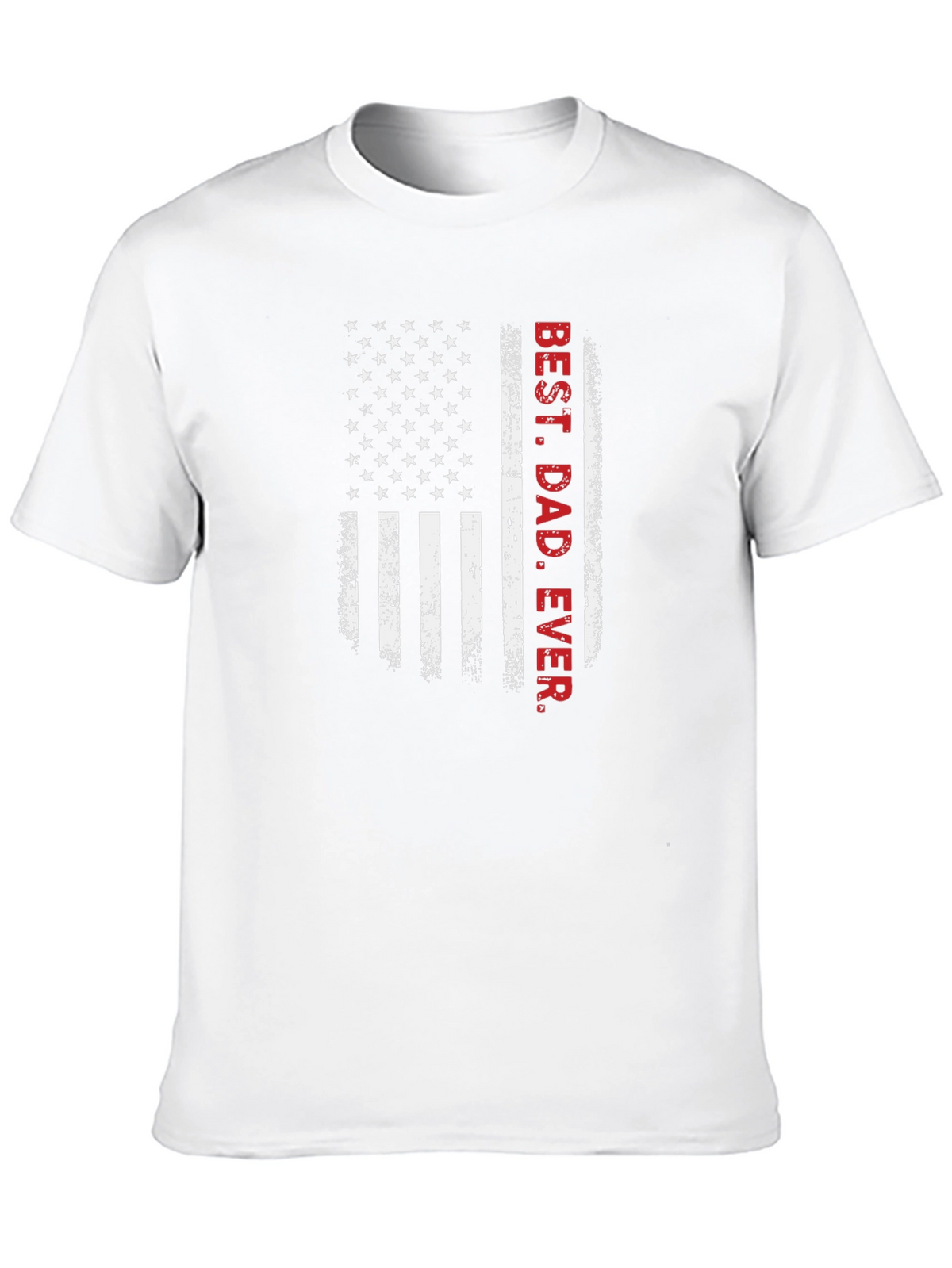 Best Dad Ever American Flag T-Shirt