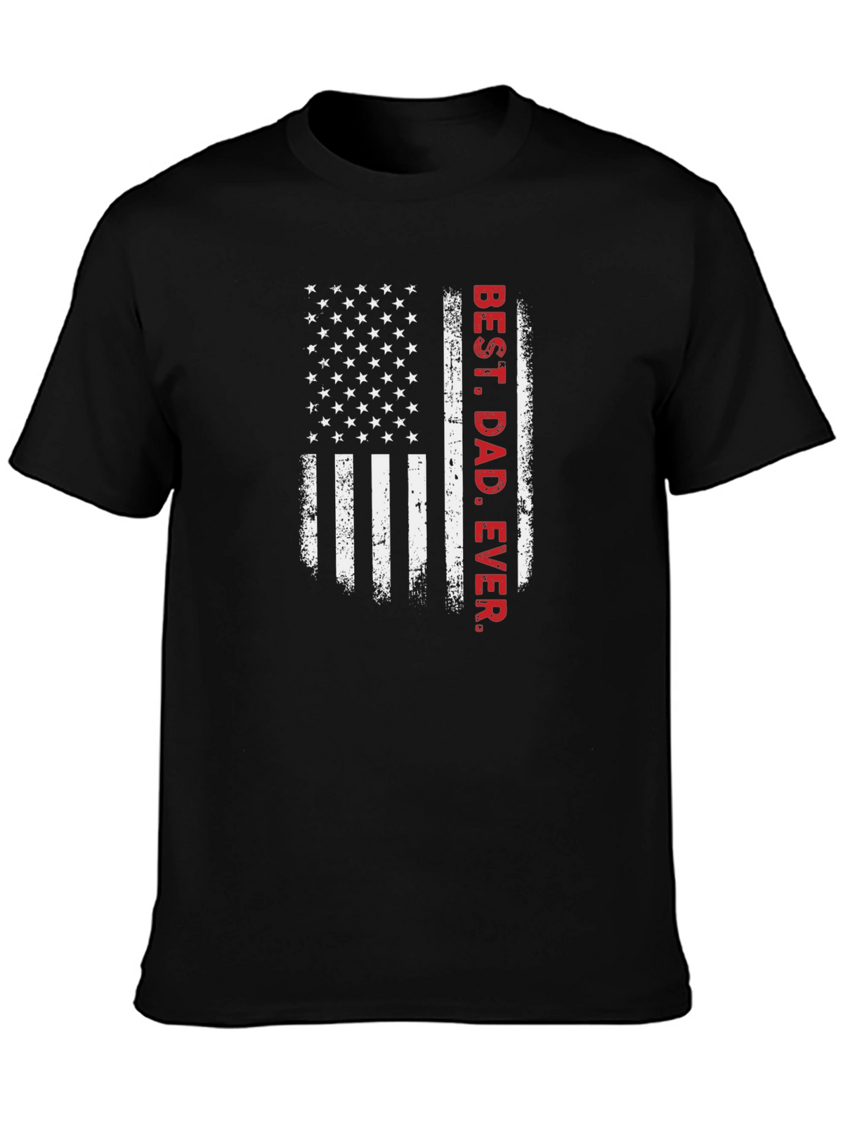 Best Dad Ever American Flag T-Shirt