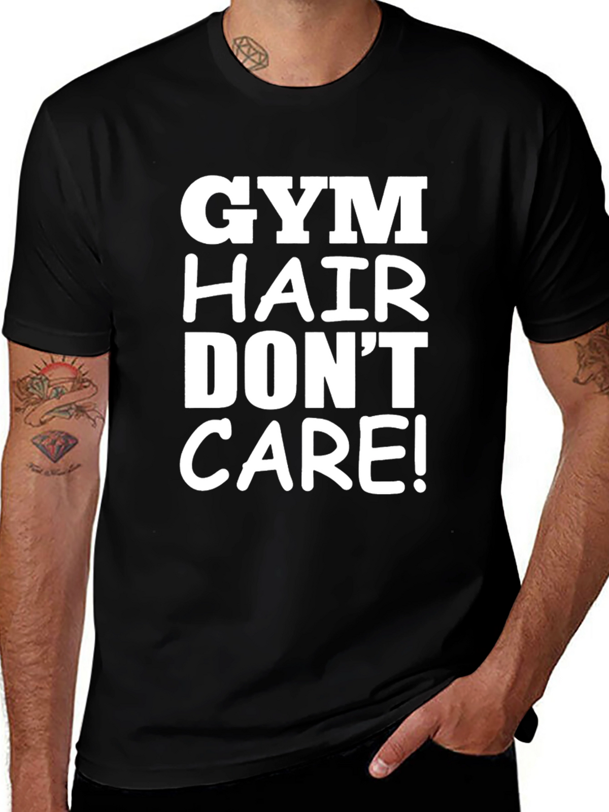 Gym Hair Dont Care Tee - Workout Shirt