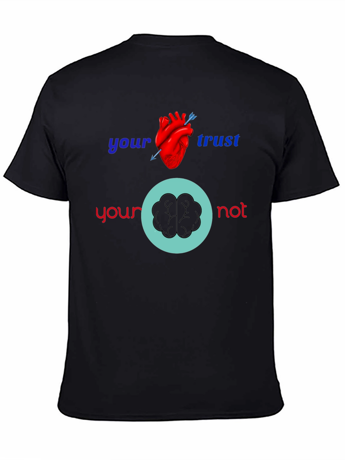 Heart vs Brain Graphic Tee