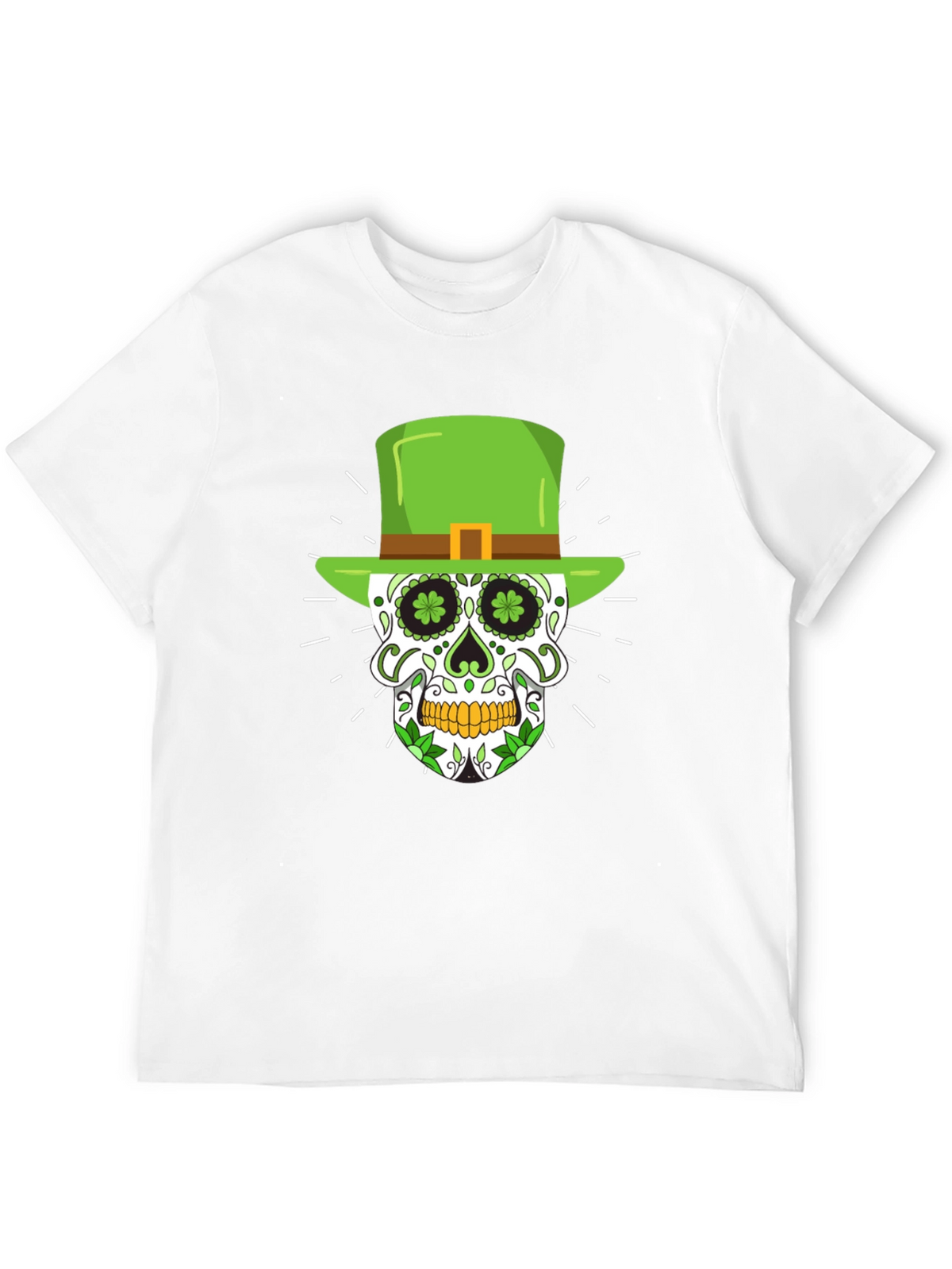 St. Patricks Day Skull Graphic Tee