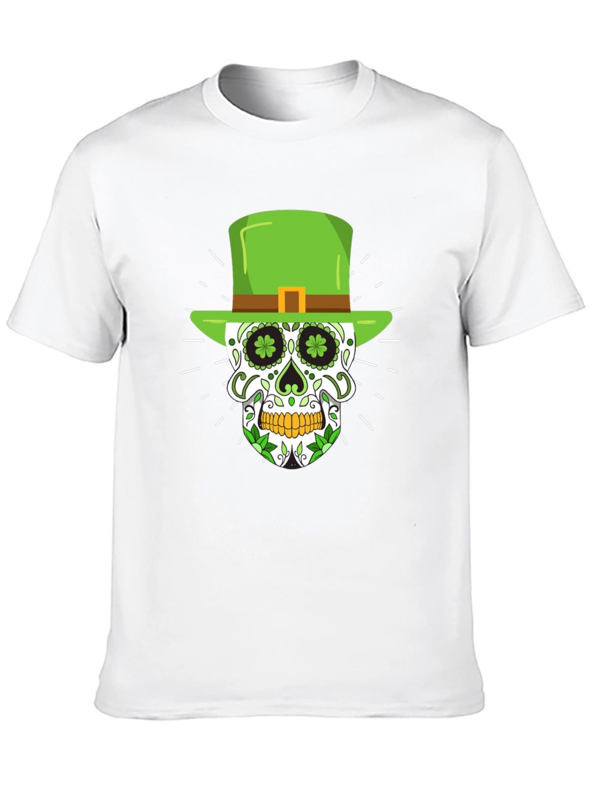 St. Patricks Day Skull Graphic Tee