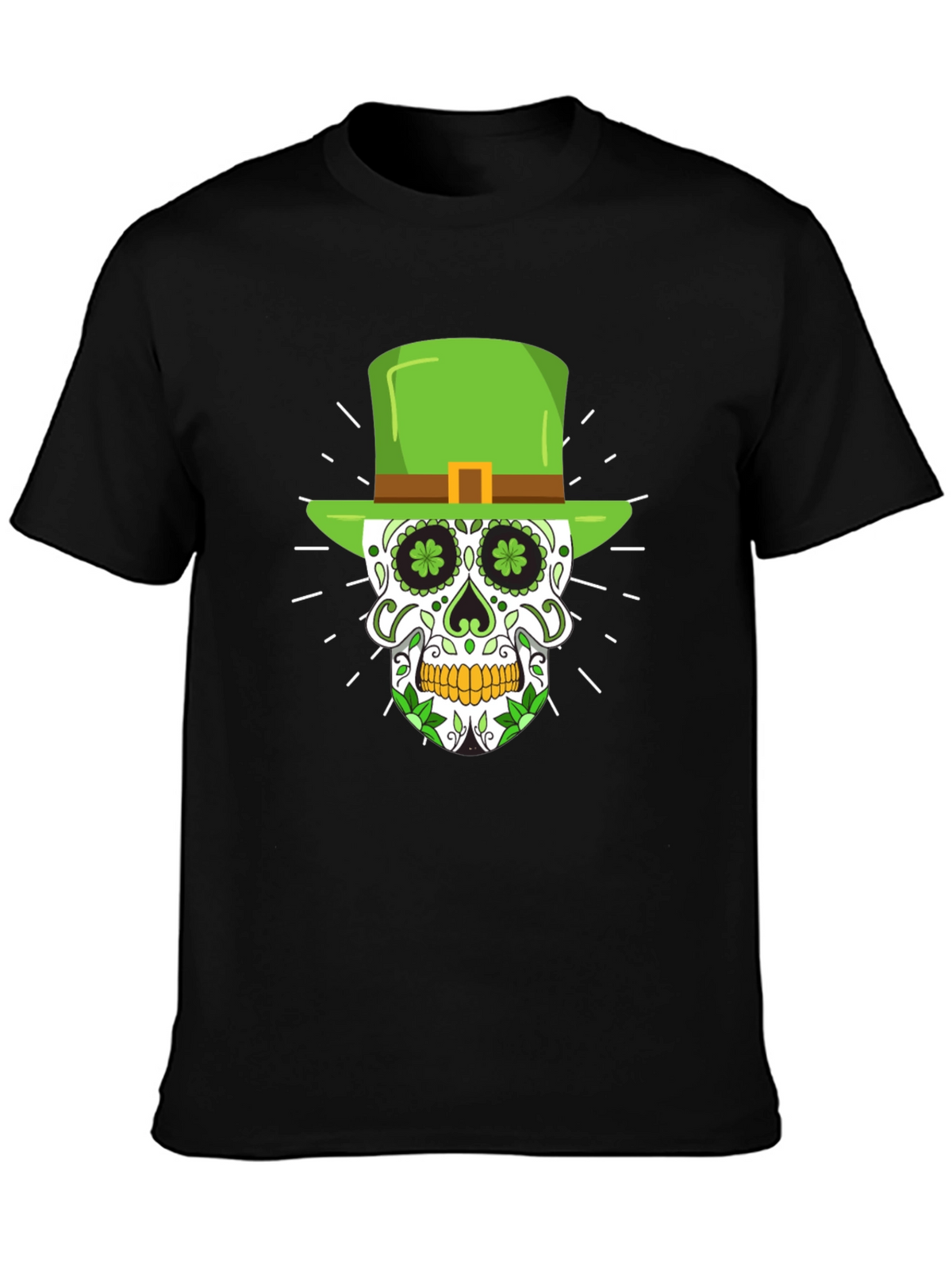 St. Patricks Day Skull Graphic Tee