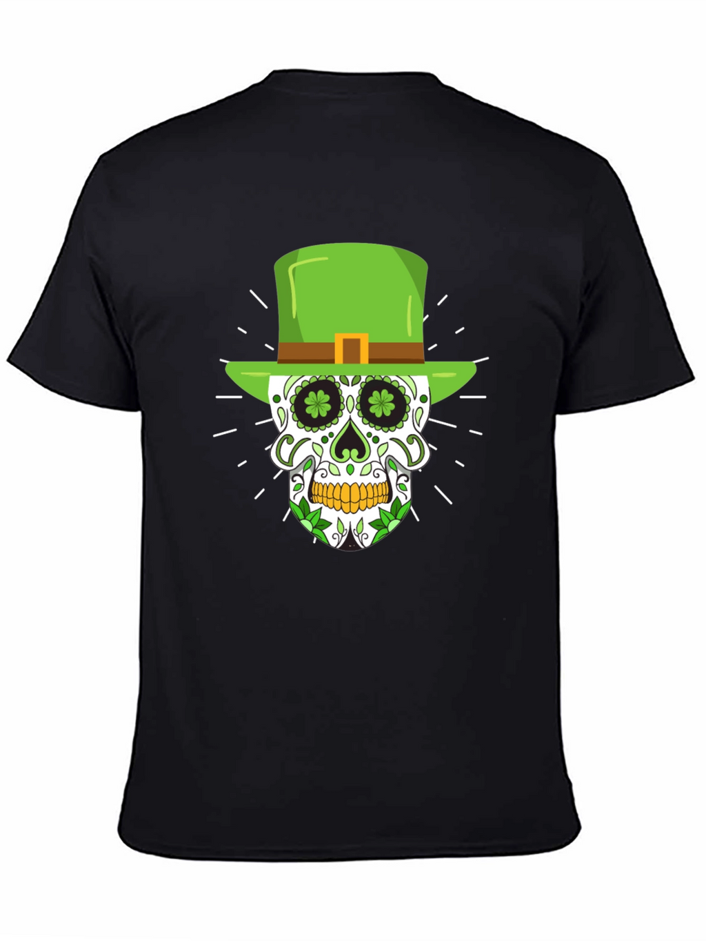 St. Patricks Day Skull Graphic Tee