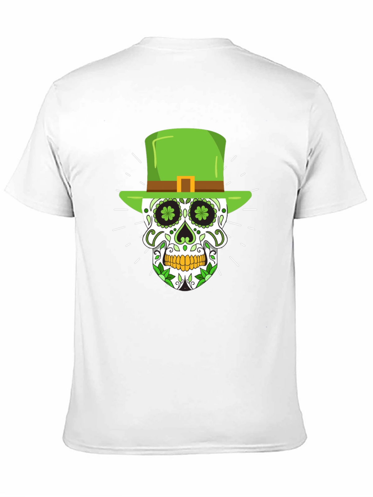 St. Patricks Day Skull Graphic Tee