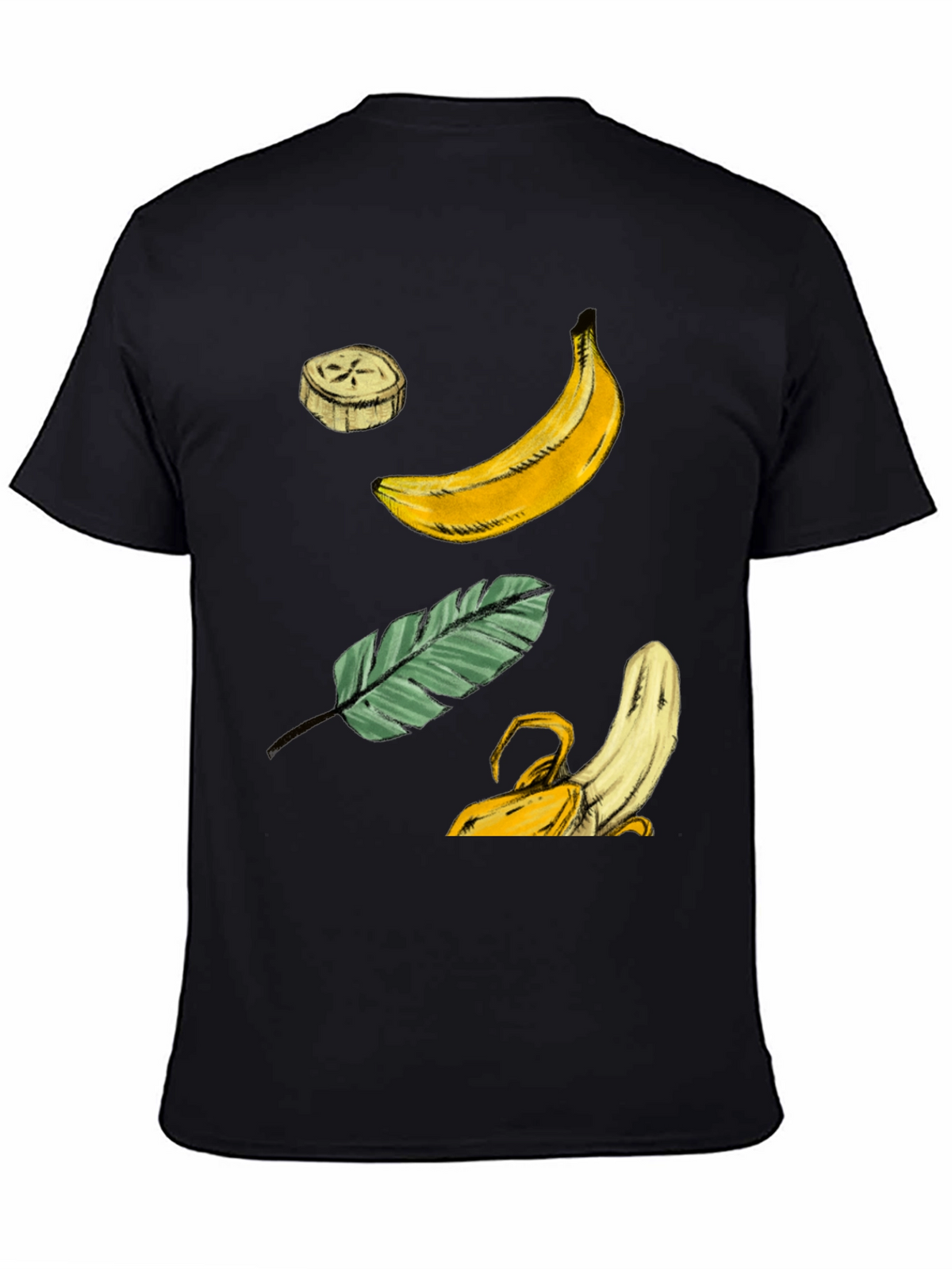 Banana Graphic T-Shirt - Tropical Fruit Design