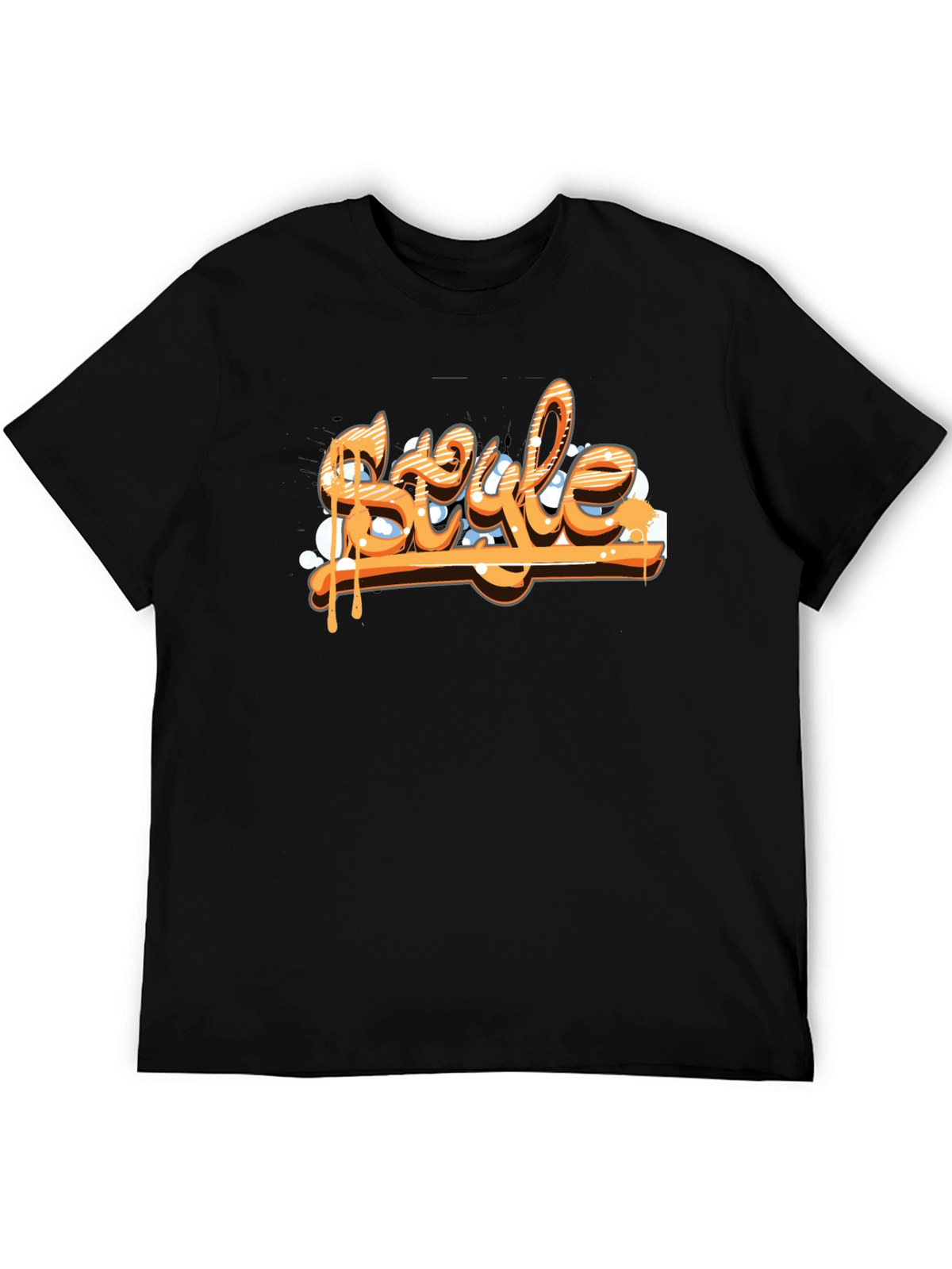 Mens Black T-Shirt - Style Graphic
