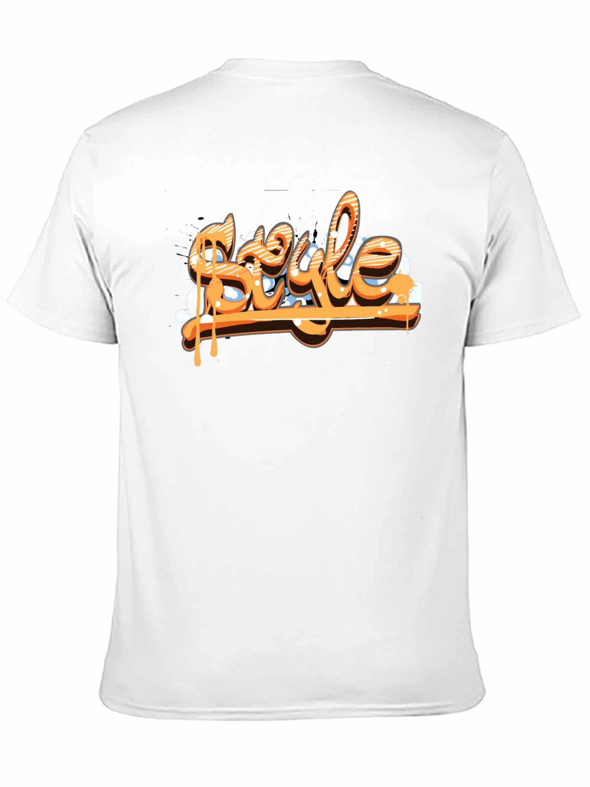 Mens Black T-Shirt - Style Graphic