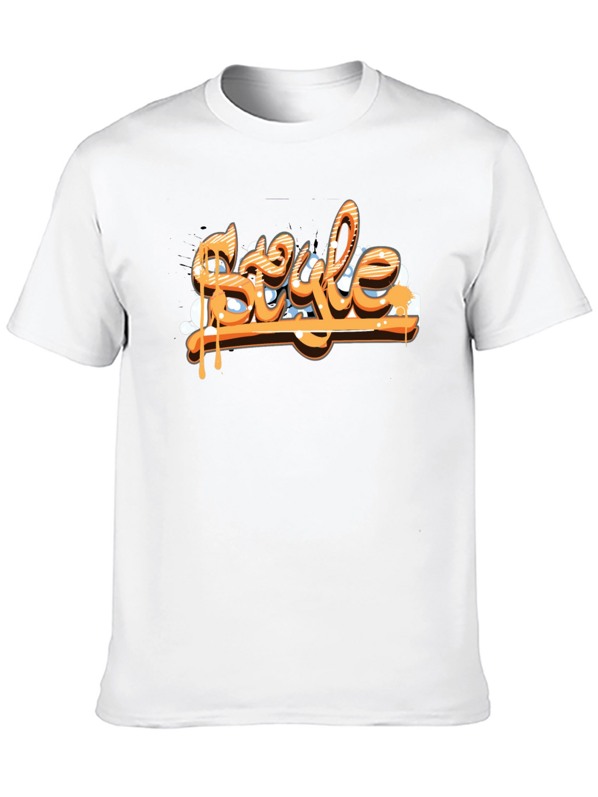 Mens Black T-Shirt - Style Graphic