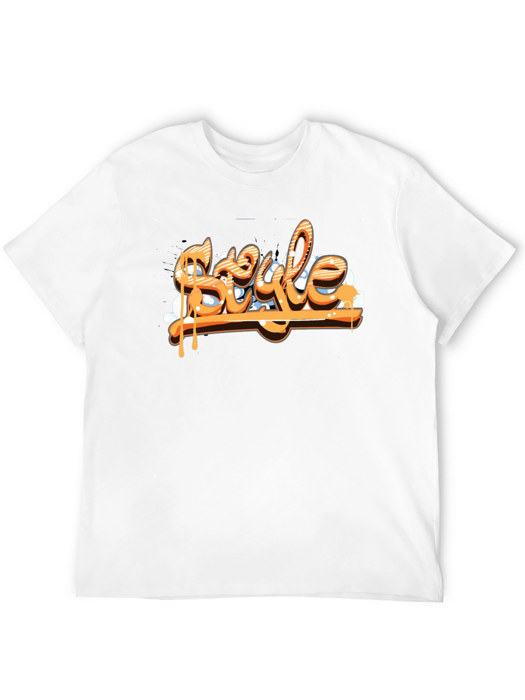 Mens Black T-Shirt - Style Graphic
