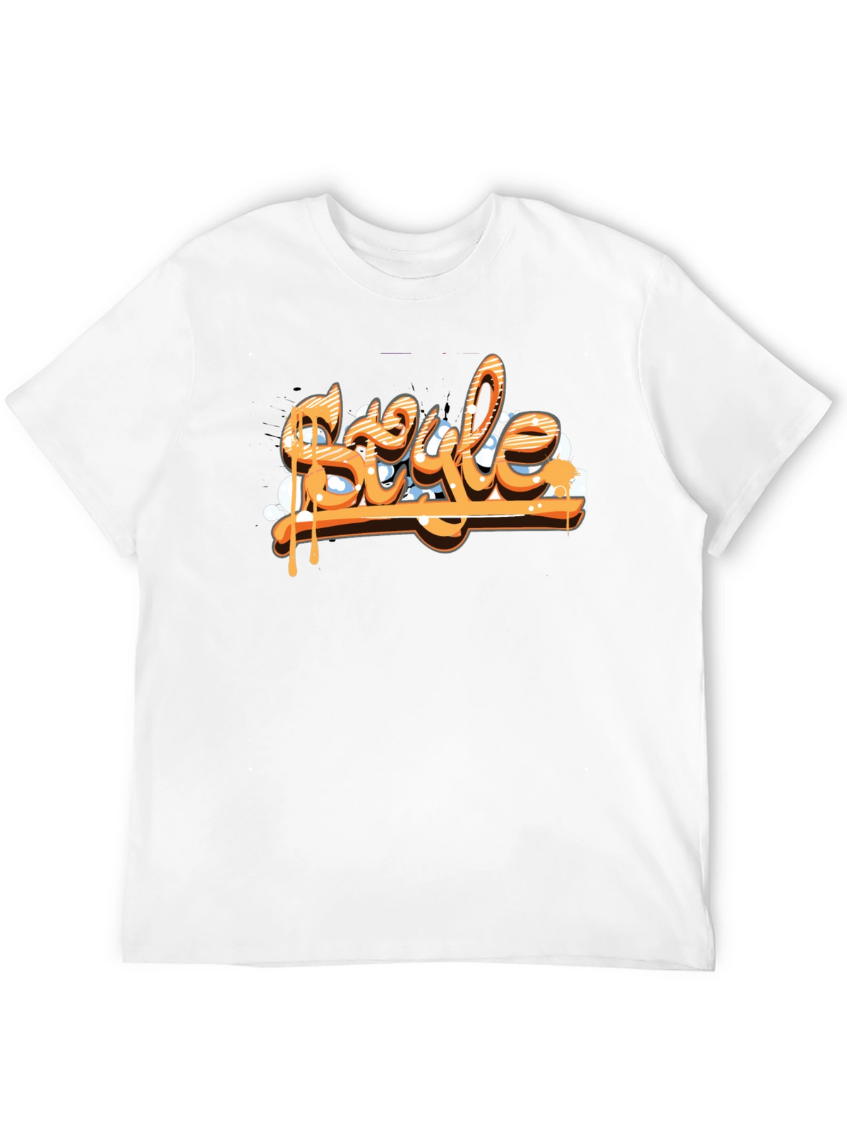 Mens Black T-Shirt - Style Graphic