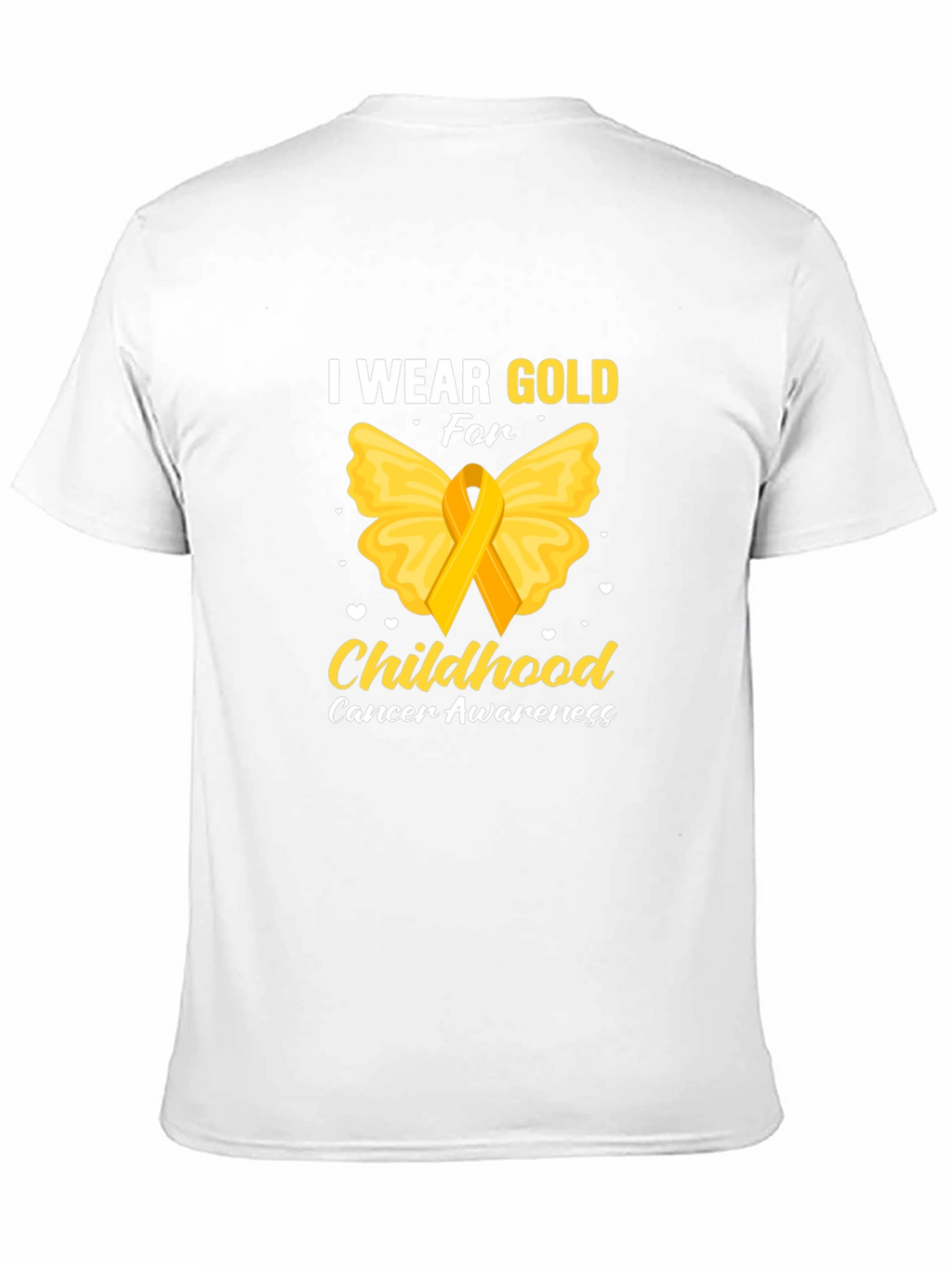 I Wear Gold For Childhood Cancer Awareness T-Shirt