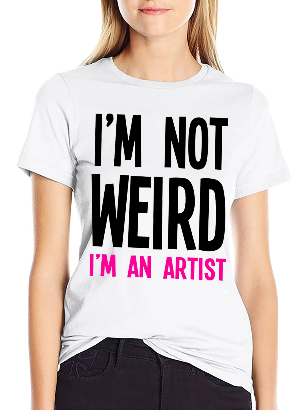 Im Not Weird Im an Artist Graphic Tee