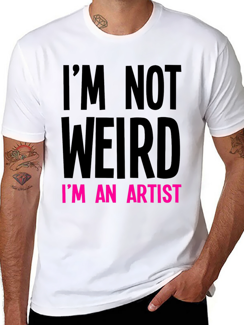 Im Not Weird Im an Artist Graphic Tee