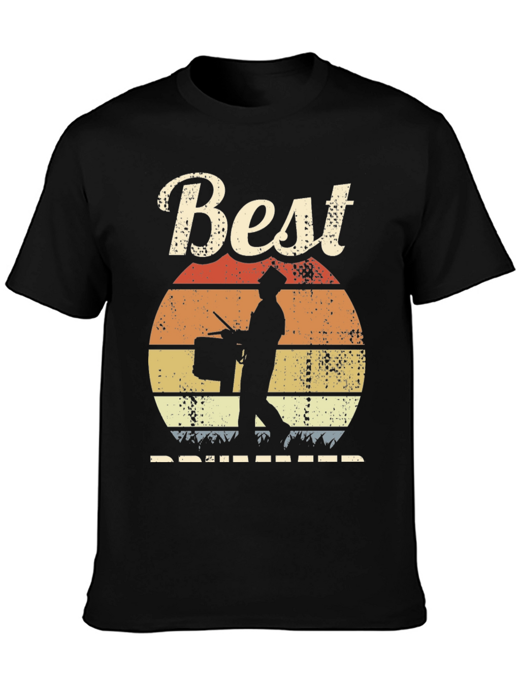 Best Drummer Sunset T-Shirt - Musician Gift