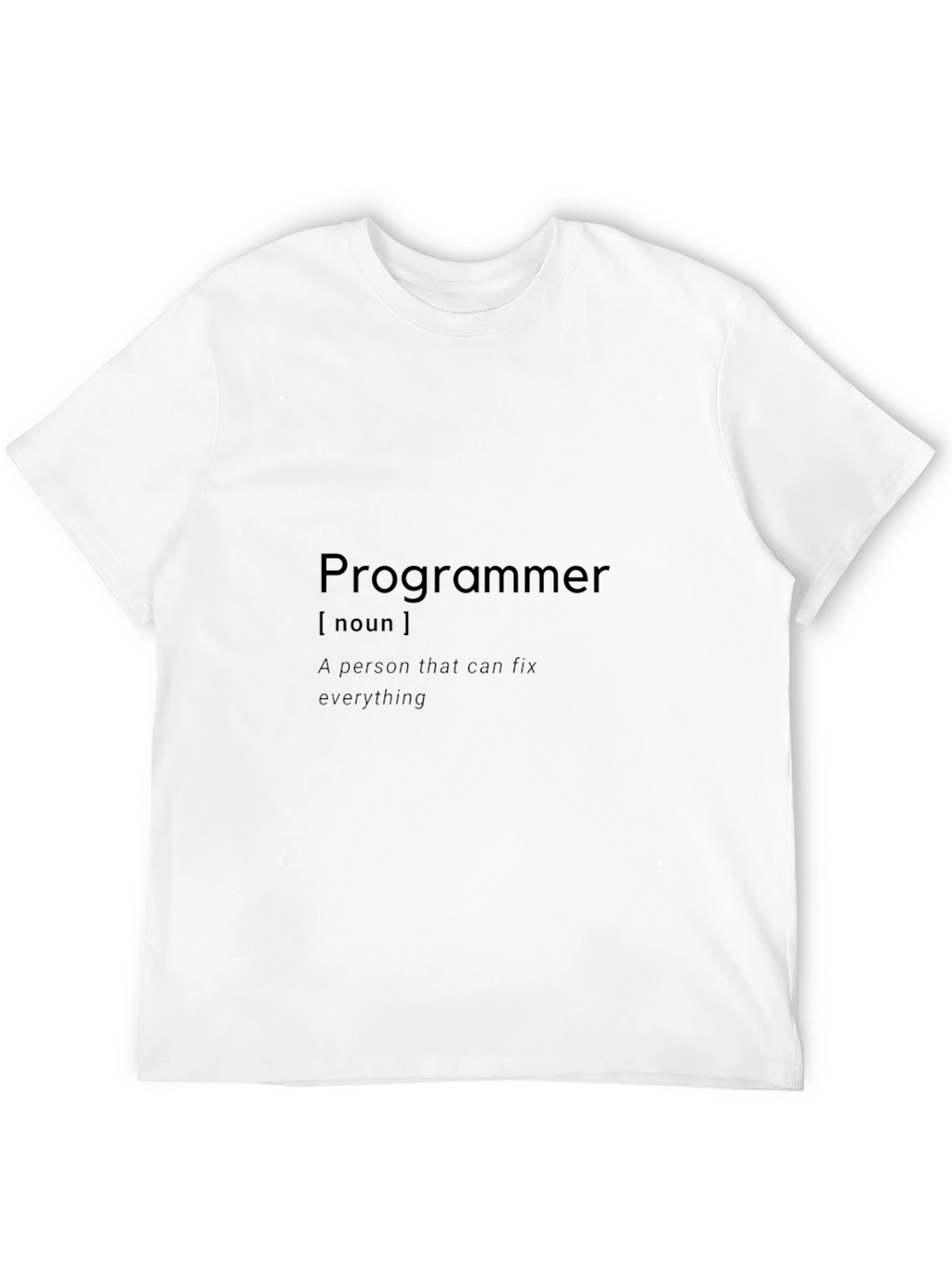 Programmer Definition T-Shirt - Gift for Coders