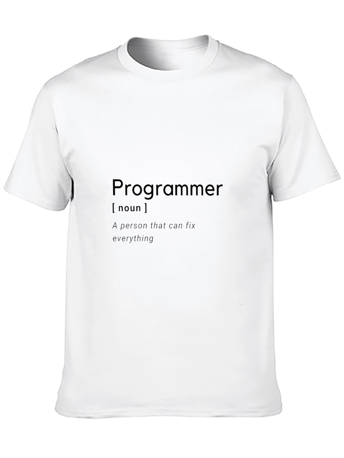 Programmer Definition T-Shirt - Gift for Coders