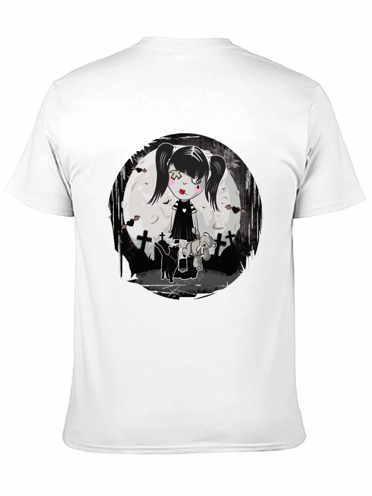 Gothic Girl T-Shirt - Emo Style