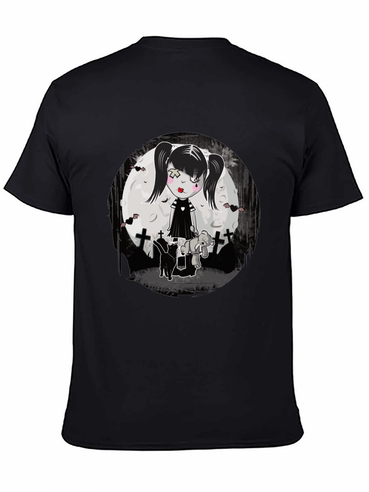 Gothic Girl T-Shirt - Emo Style