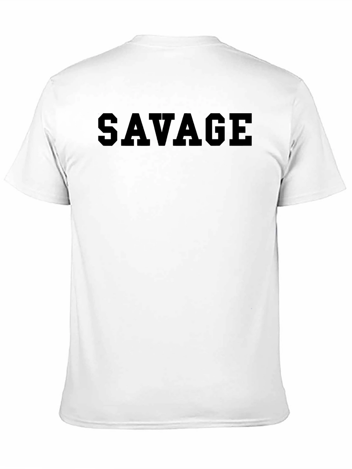 Mens Savage Black T-Shirt - Bold & Stylish