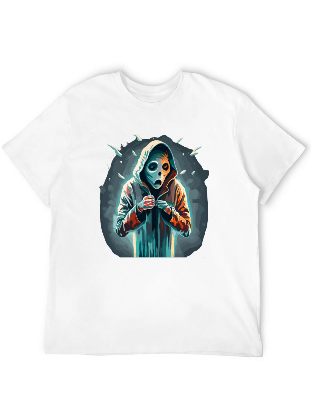 Hooded Figure Graphic Tee