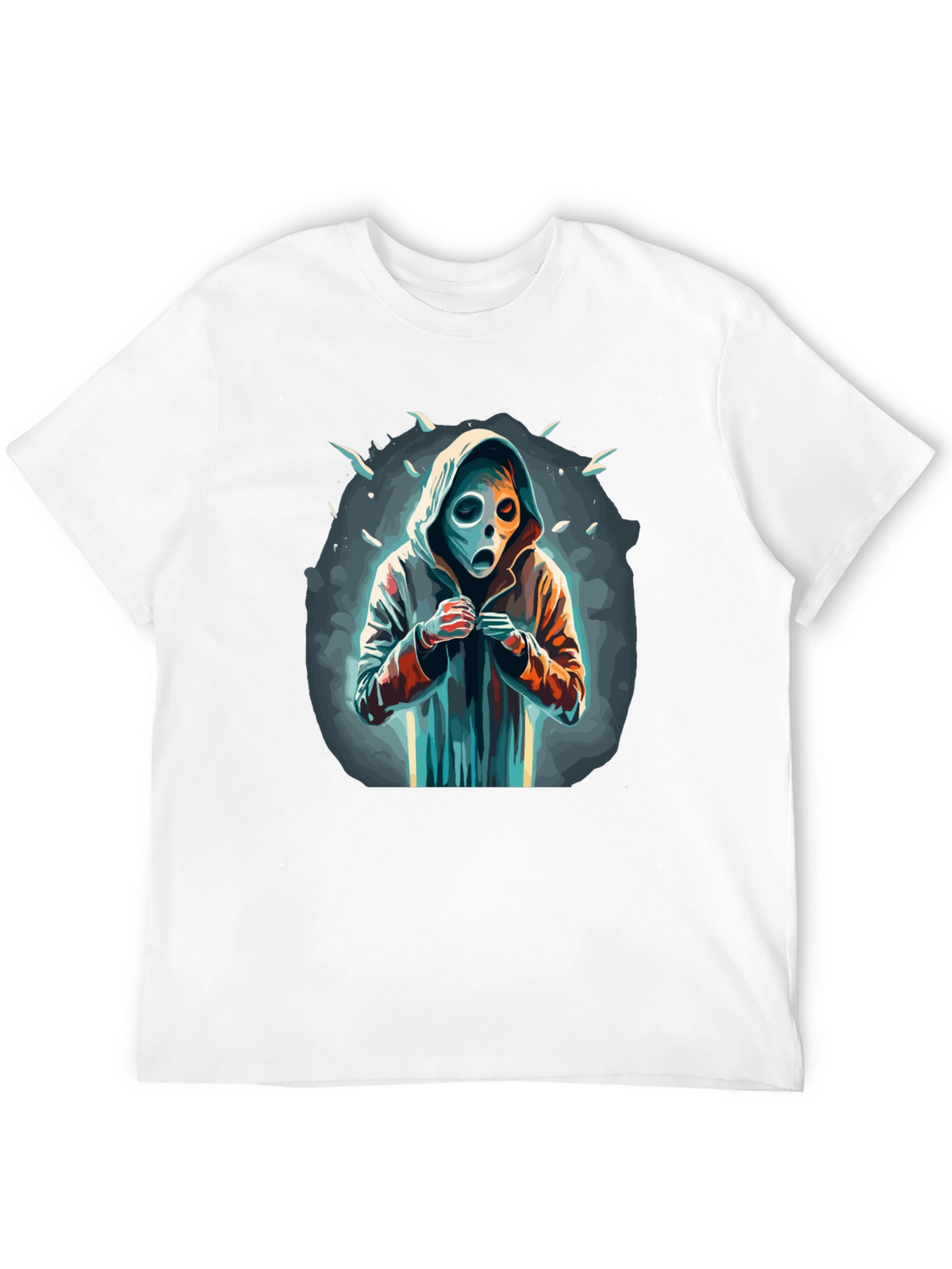 Hooded Figure Graphic Tee