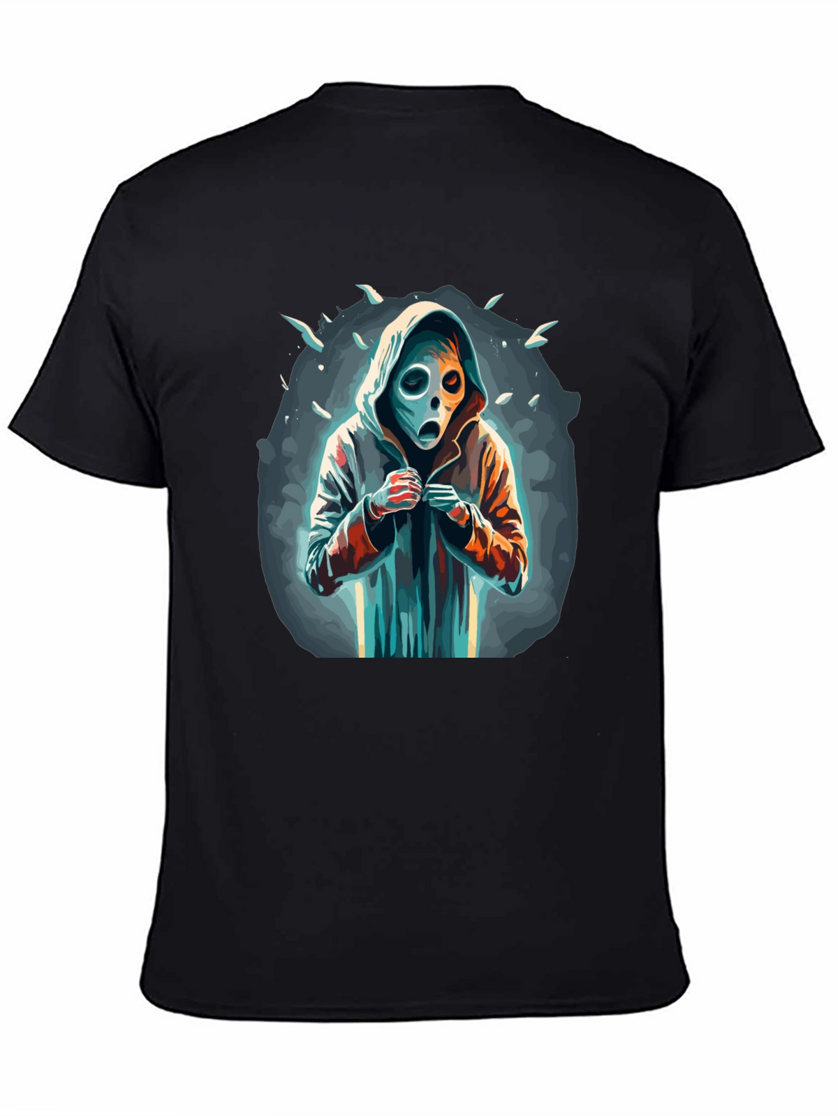 Hooded Figure Graphic Tee