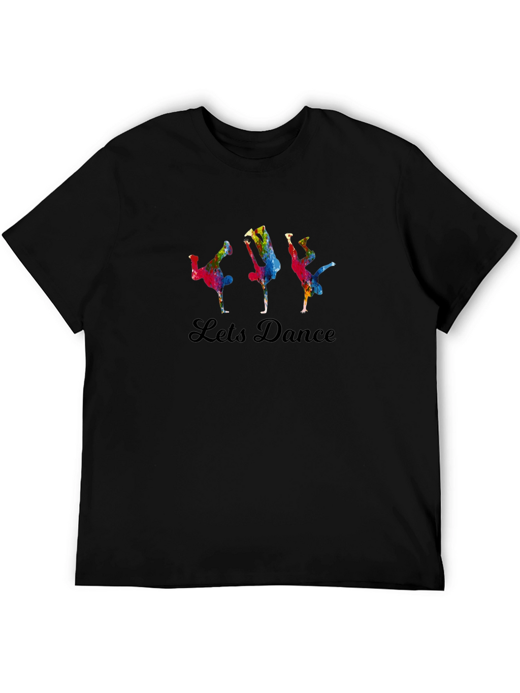 Lets Dance Graphic T-Shirt - Black