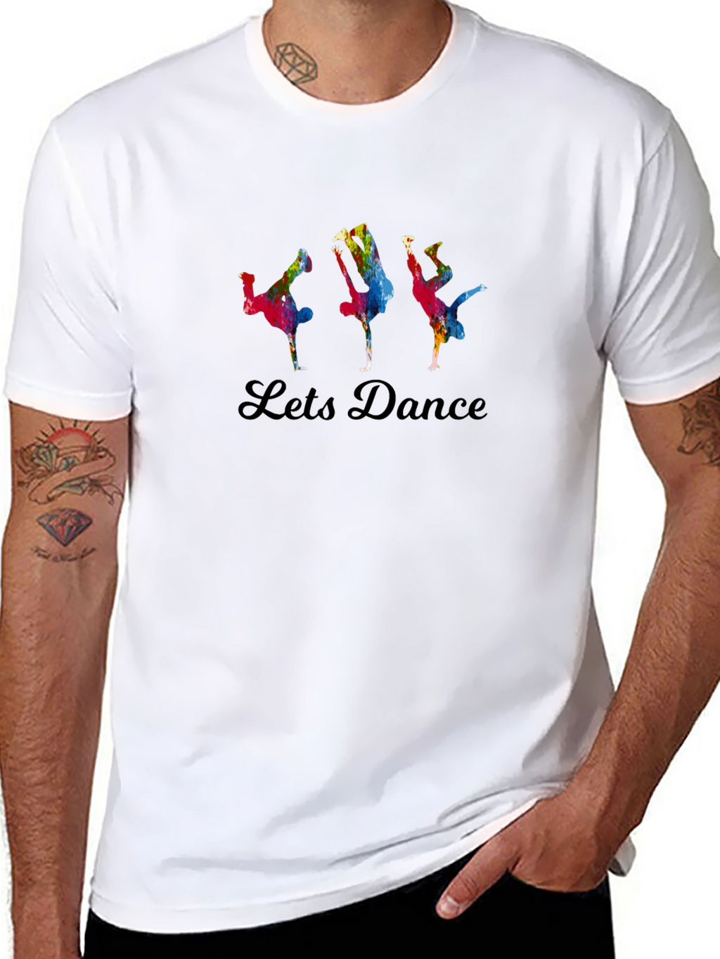 Lets Dance Graphic T-Shirt - Black