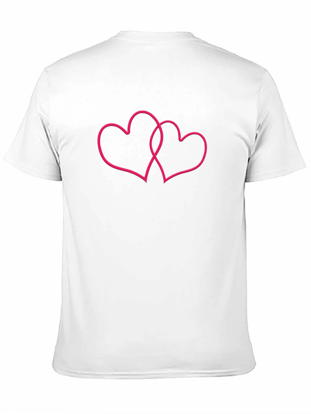 Double Heart Graphic Tee - Stylish Casual Wear