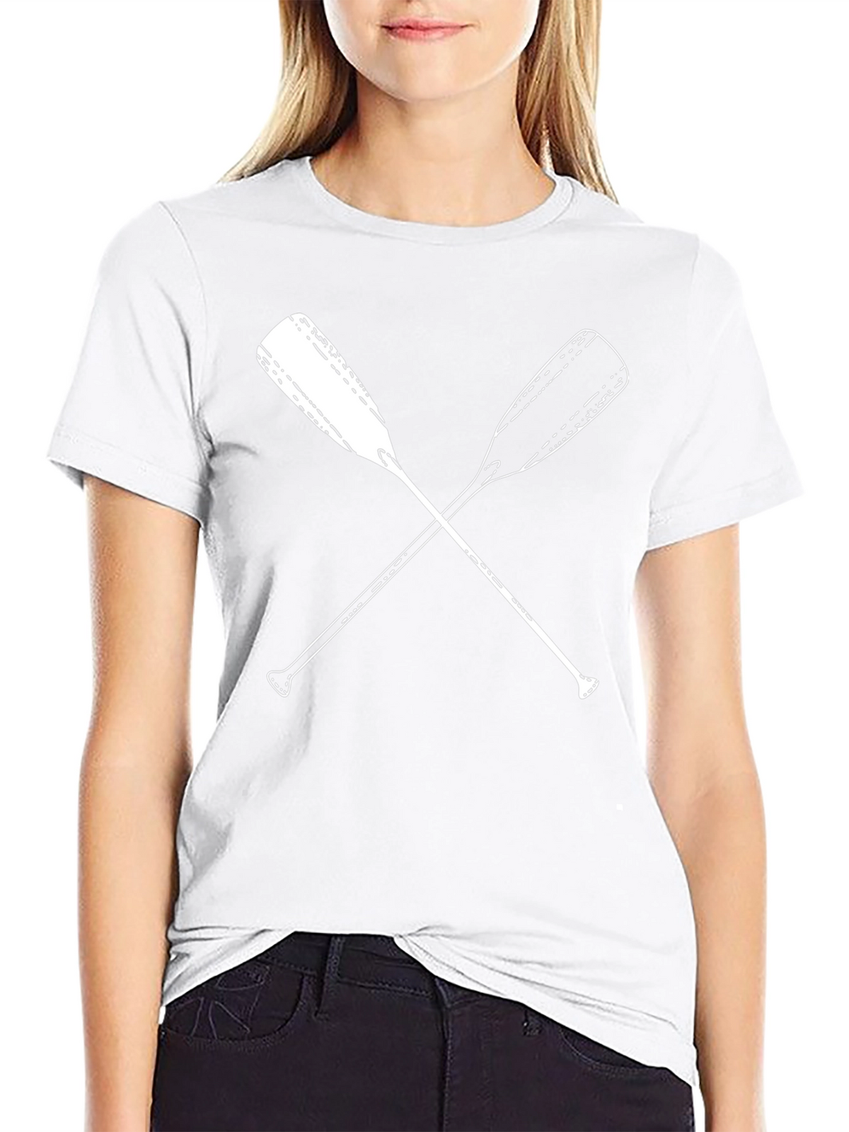 Oars Crossed Graphic T-Shirt - Paddling Tee