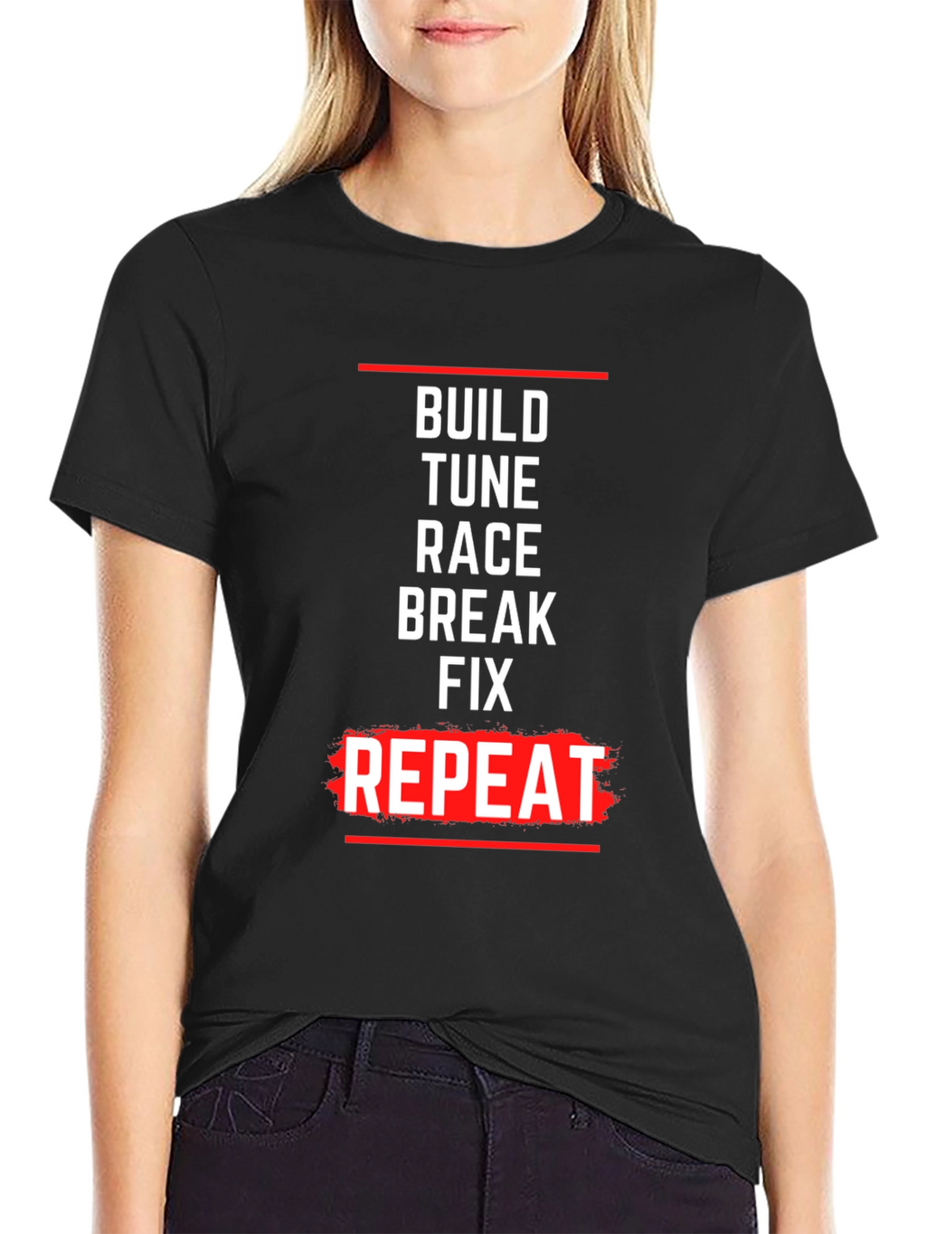 Build Tune Race T-Shirt - Automotive Enthusiast Tee