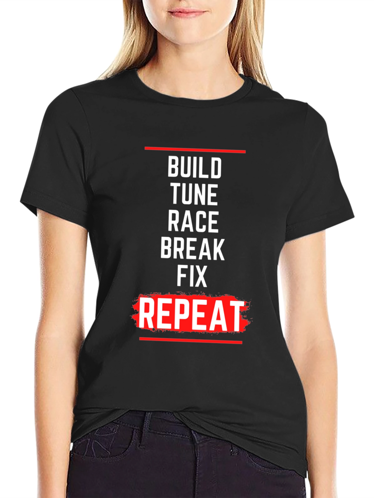Build Tune Race T-Shirt - Automotive Enthusiast Tee