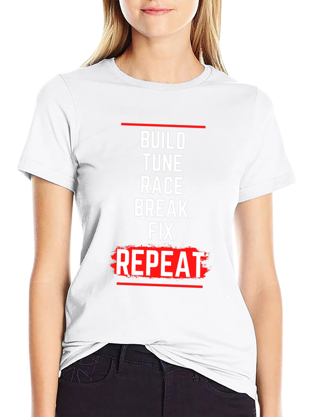 Build Tune Race T-Shirt - Automotive Enthusiast Tee