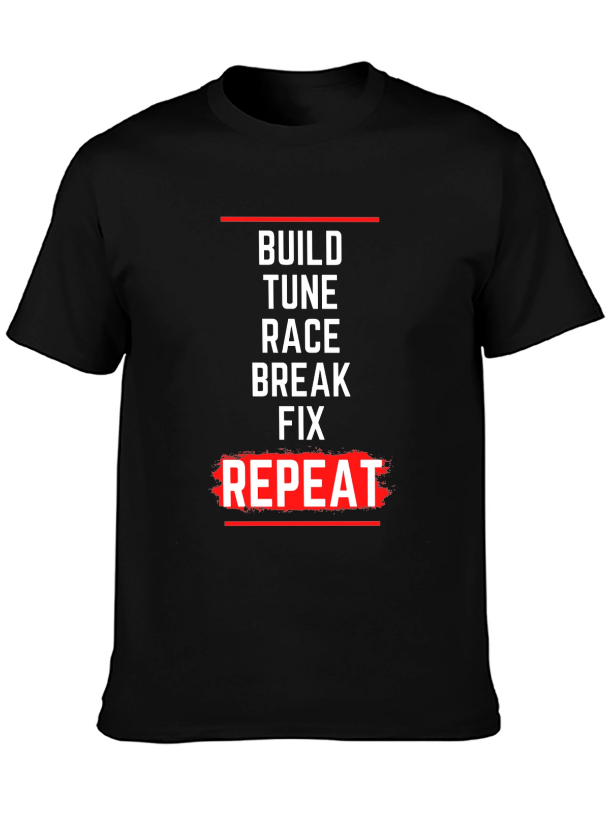Build Tune Race T-Shirt - Automotive Enthusiast Tee