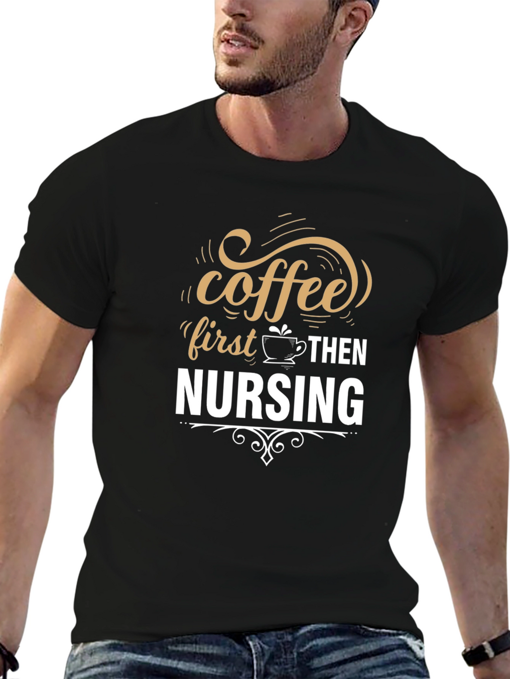 Coffee First Nursing T-Shirt