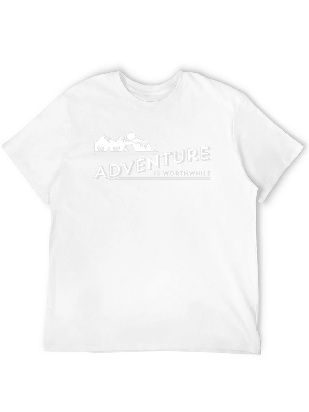 Adventure is Worthwhile Black Graphic Tee
