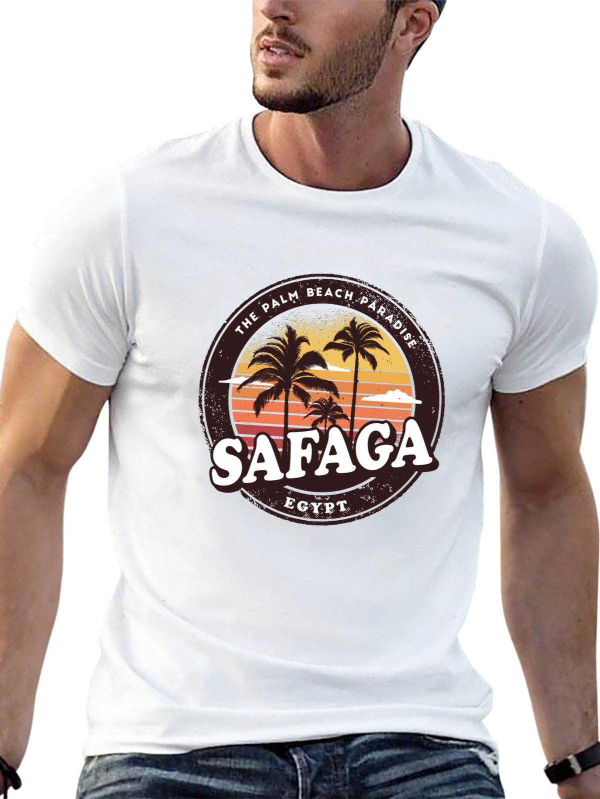 Safaga Egypt Palm Beach Paradise T-Shirt